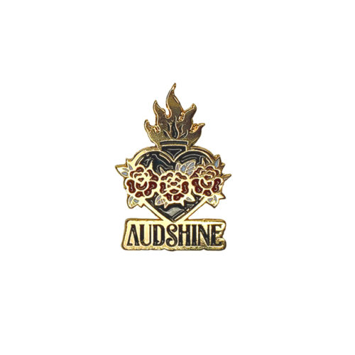 Pin's Audshine "Cœur rebelle"